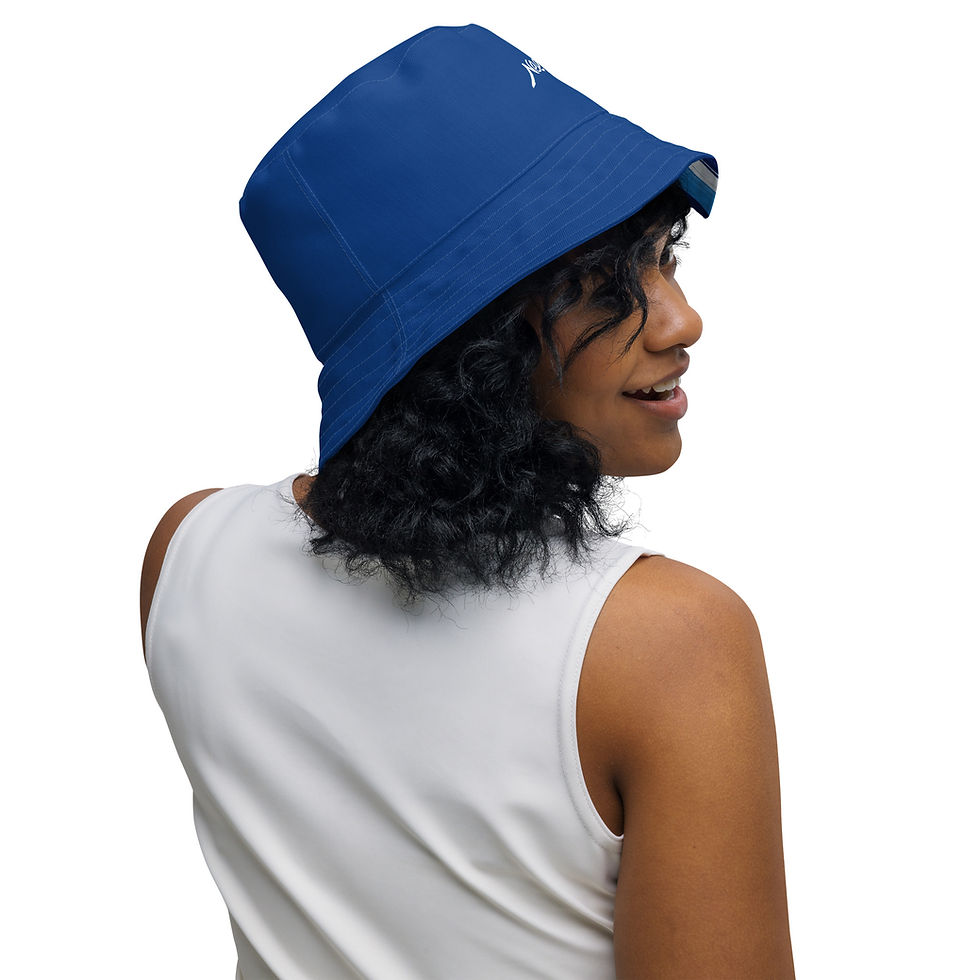 Thumbnail: Deep Sea + Dark Blue Reversible bucket hay