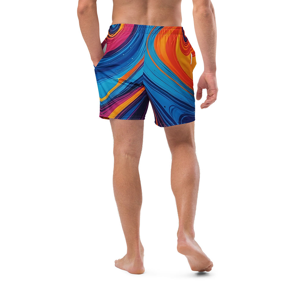 Thumbnail: All-Over Print Recycled Swim Trunks copy copy copy copy
