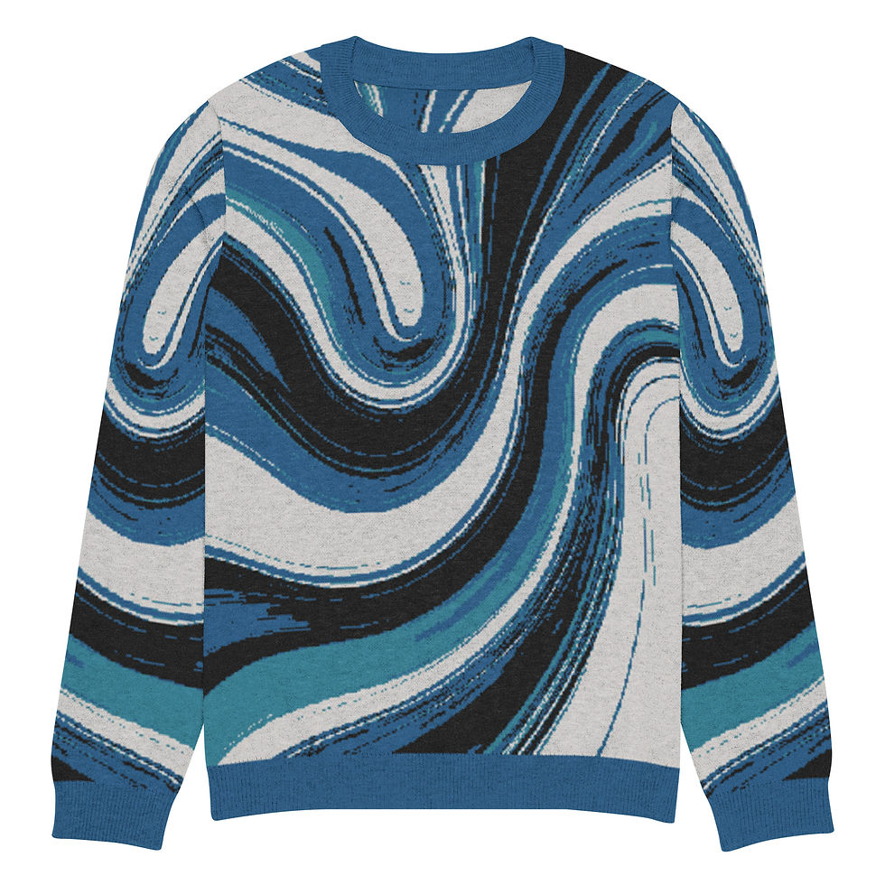 Thumbnail: Sunday Chill Knitted Crew Neck Sweater