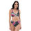 Thumbnail: Dawn Petal Recycled high-waisted bikini