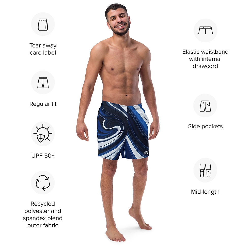 Thumbnail: Deep Ocean Recycled Swim Trunks