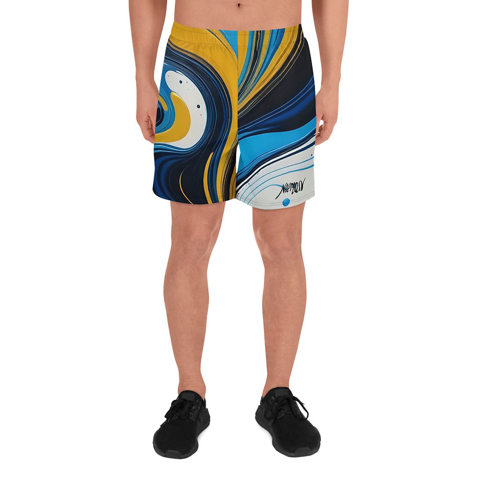 Thumbnail: Golden Beach Men's Recycled Athletic Shorts