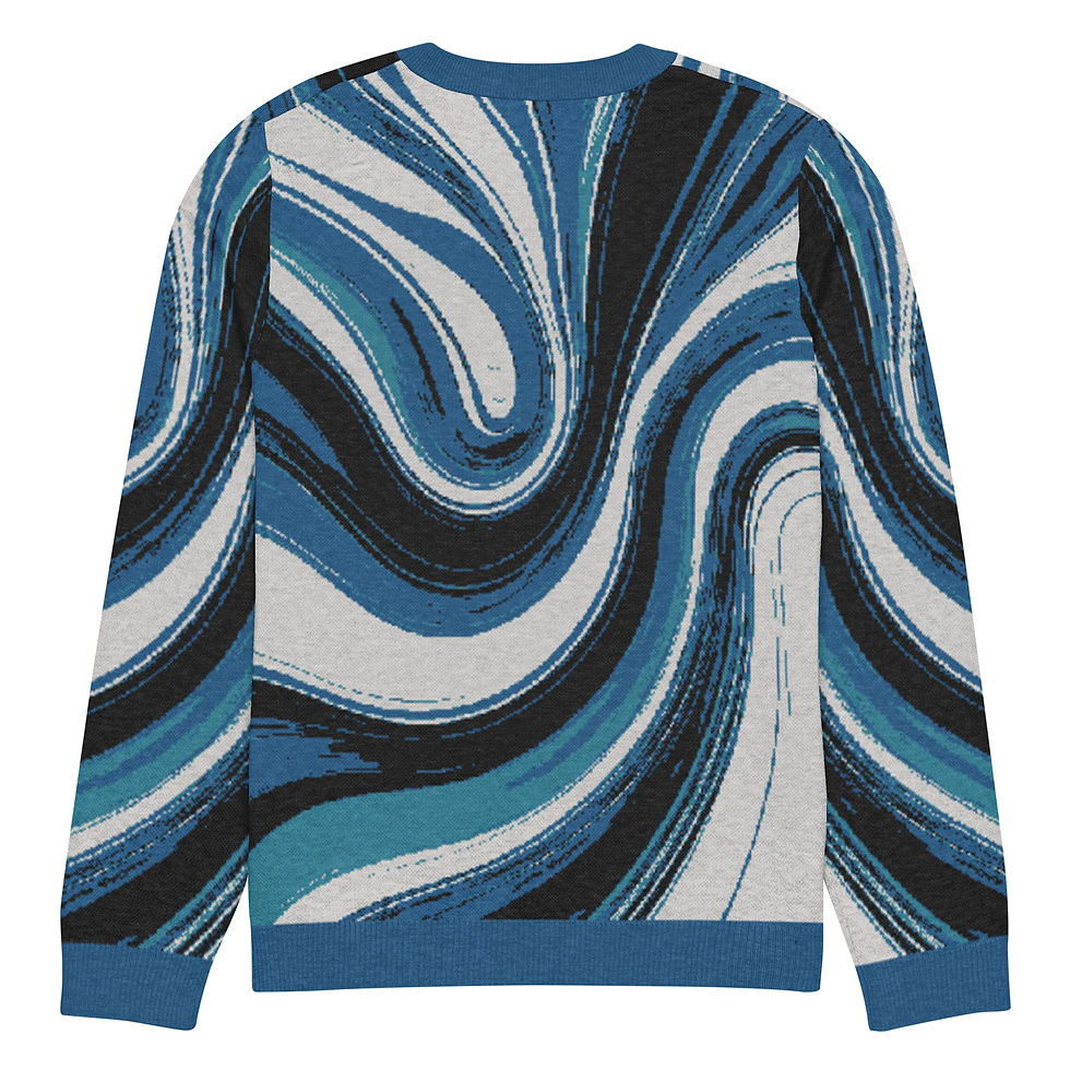 Thumbnail: Sunday Chill Knitted Crew Neck Sweater