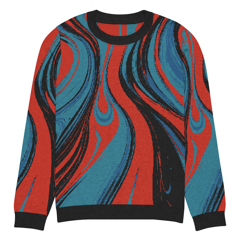 Thumbnail: Wednesday Hustle Knitted crew neck sweater