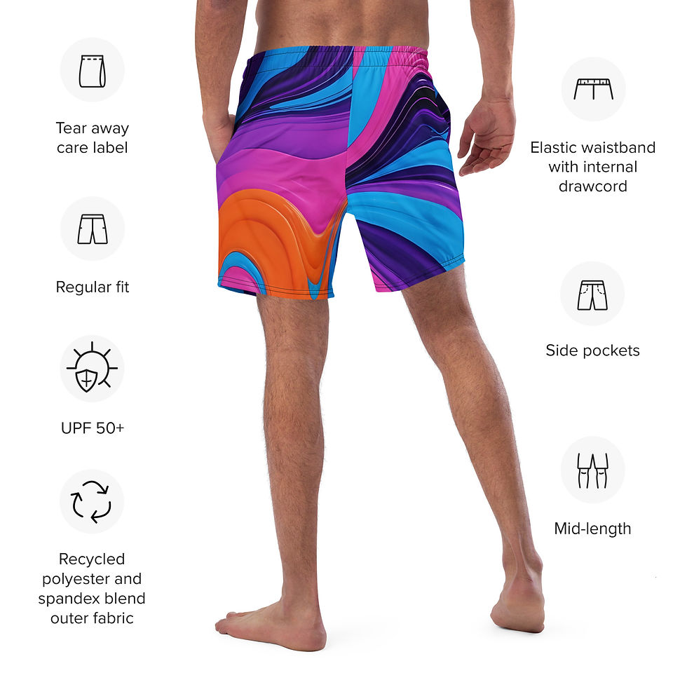 Thumbnail: Positivity Recycled Swim Trunks