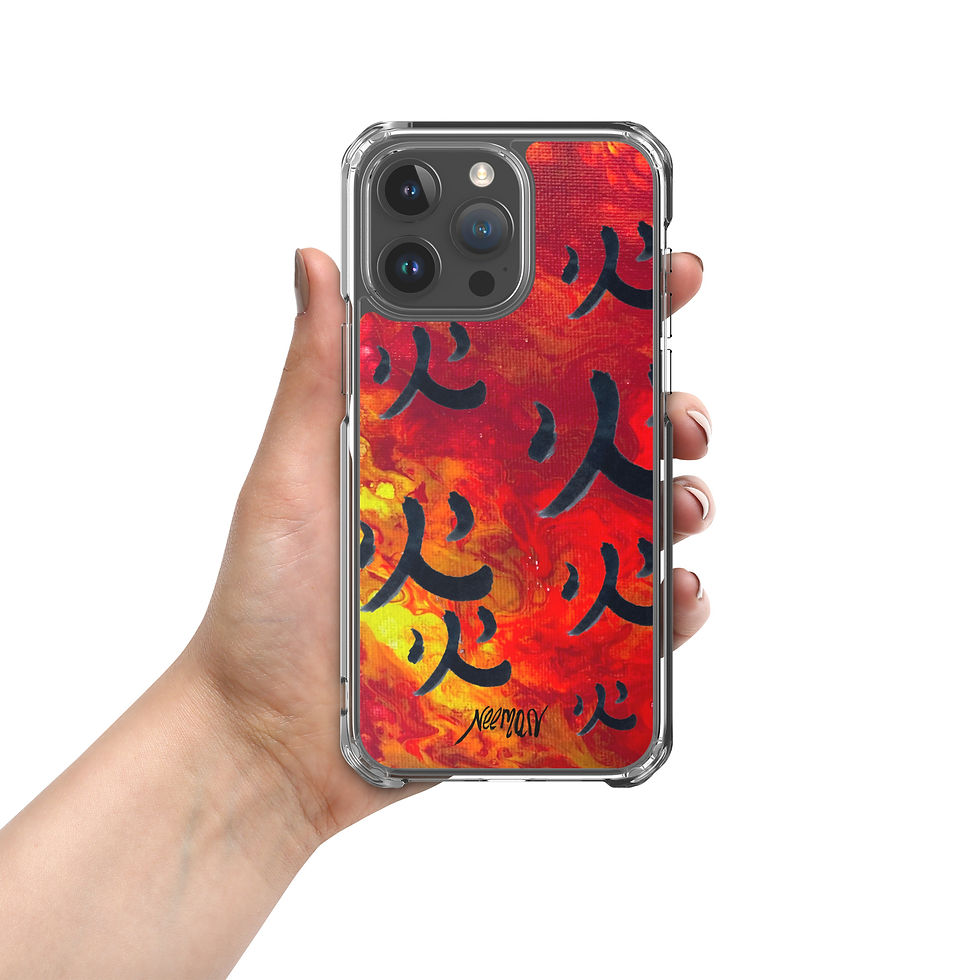 Thumbnail: Fire 火 (Chinese Calligraphy) Clear Case for iPhone®