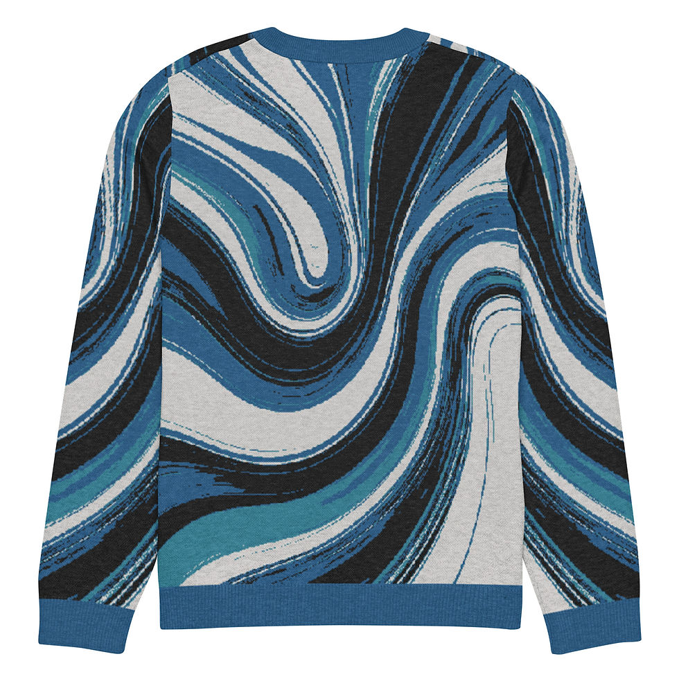 Thumbnail: Sunday Chill Knitted Crew Neck Sweater