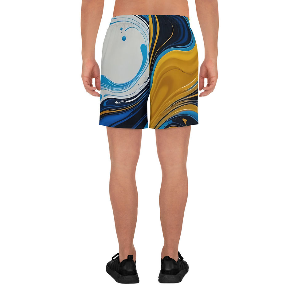 Thumbnail: Golden Beach Men's Recycled Athletic Shorts