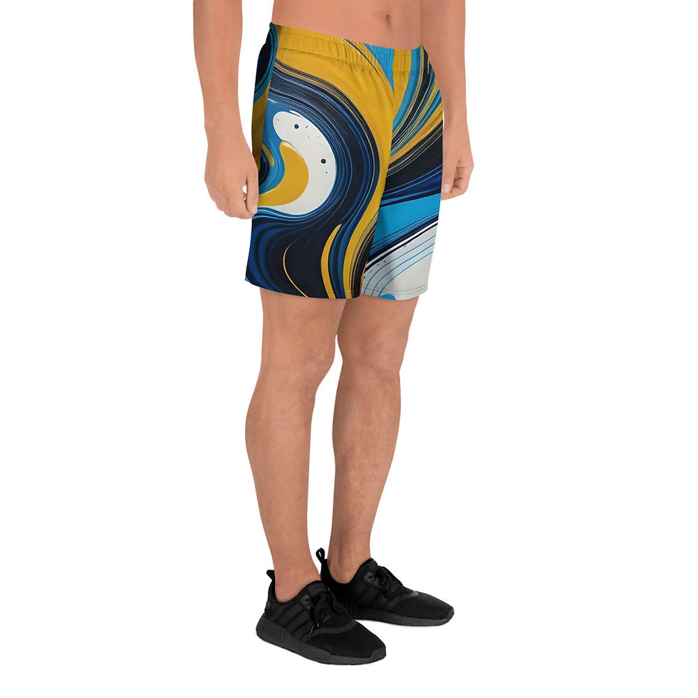 Thumbnail: Golden Beach Men's Recycled Athletic Shorts