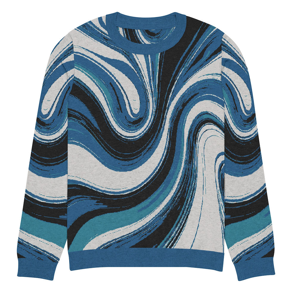 Thumbnail: Sunday Chill Knitted Crew Neck Sweater