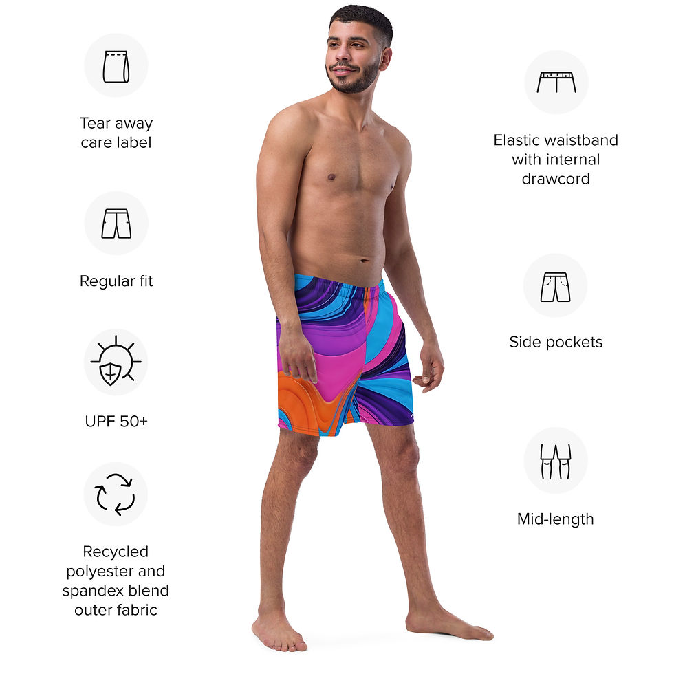 Thumbnail: Positivity Recycled Swim Trunks