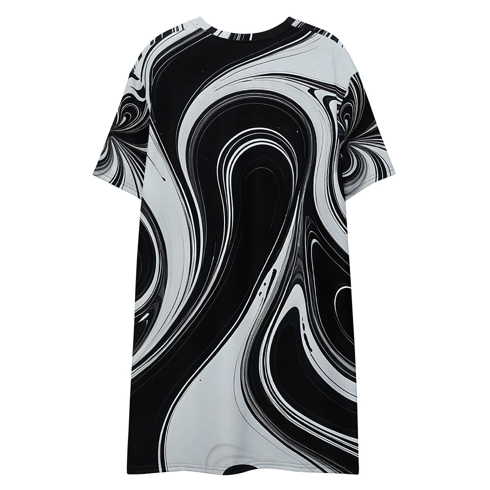 Thumbnail: B&W T-shirt dress