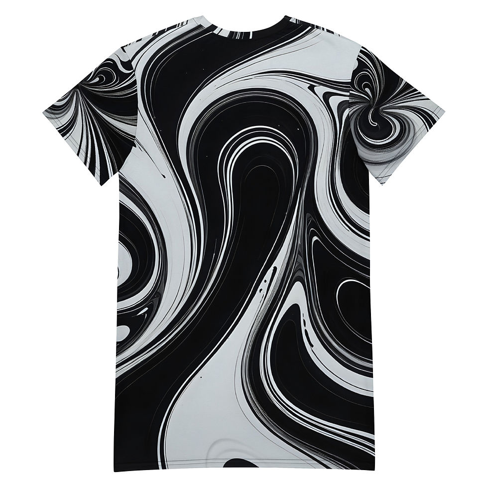 Thumbnail: B&W T-shirt dress