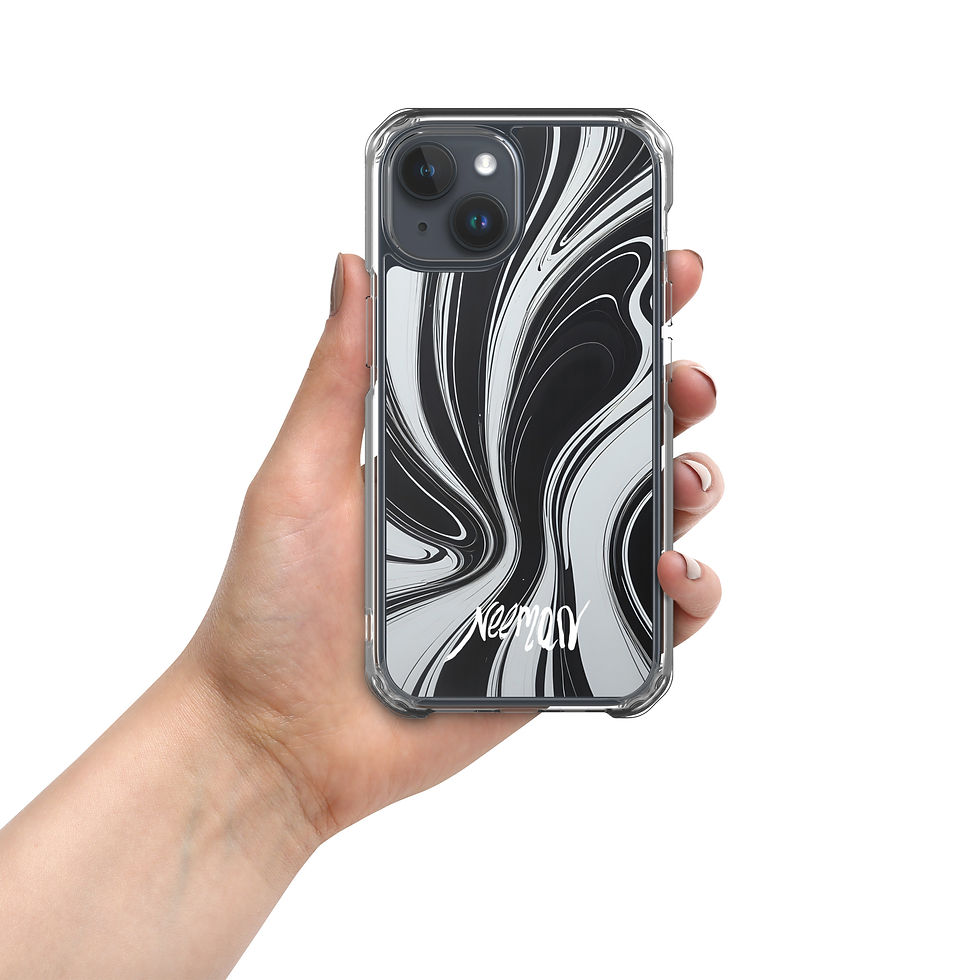 Thumbnail: Abstract B&W Clear Case for iPhone®