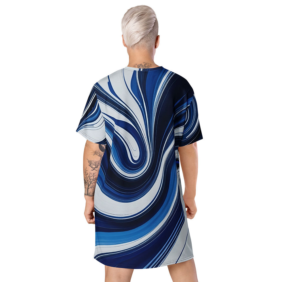 Thumbnail: Deep Ocean T-shirt dress