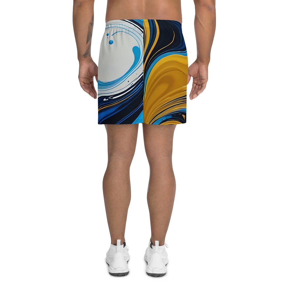 Thumbnail: Golden Beach Men's Recycled Athletic Shorts