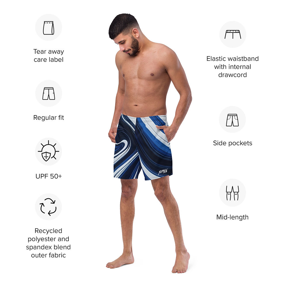 Thumbnail: Deep Ocean Recycled Swim Trunks