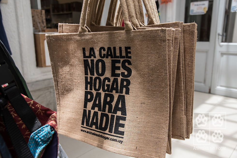 Bolso arpillera