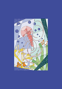 Kuscheldecke Wasserwelt
Kuscheldecke Wasserwelt mit Meduse.