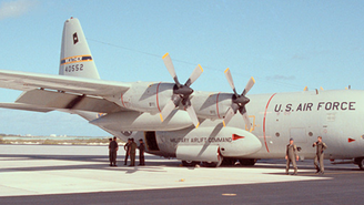 "Mayday, Mayday, Mayday, this is Swan 23"