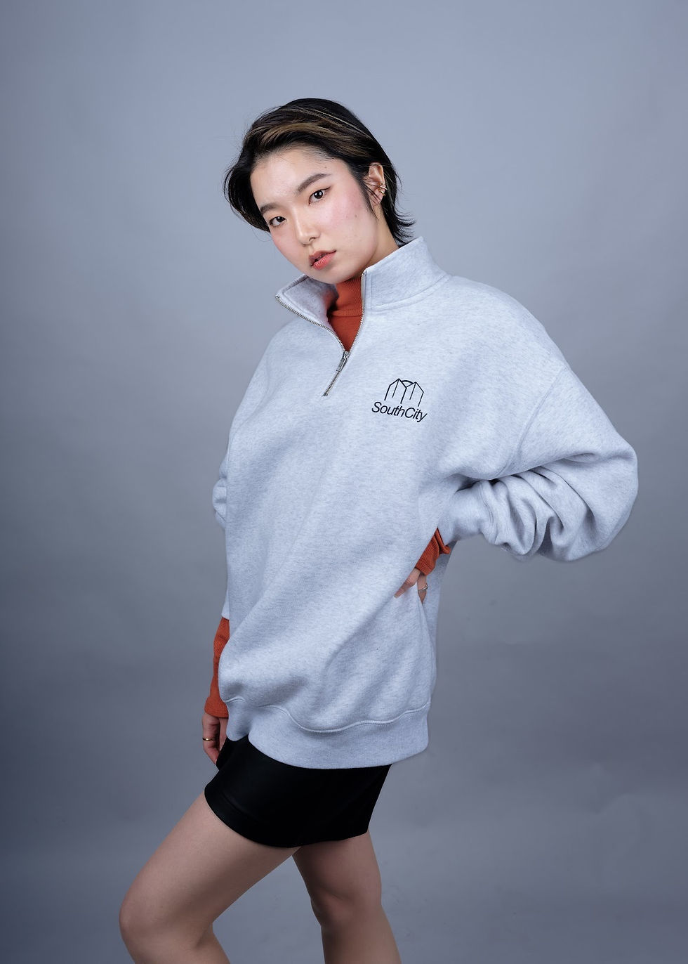 サムネイル： Original Quarter Zip Sweat.(White)