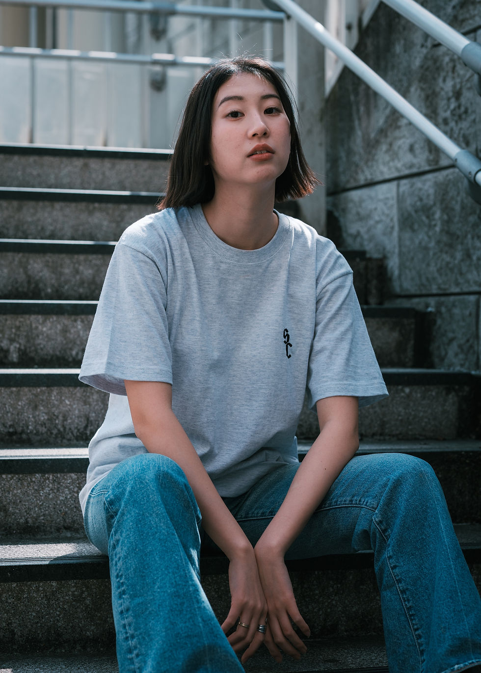 サムネイル： "SC" Logo TEE.(Ash)