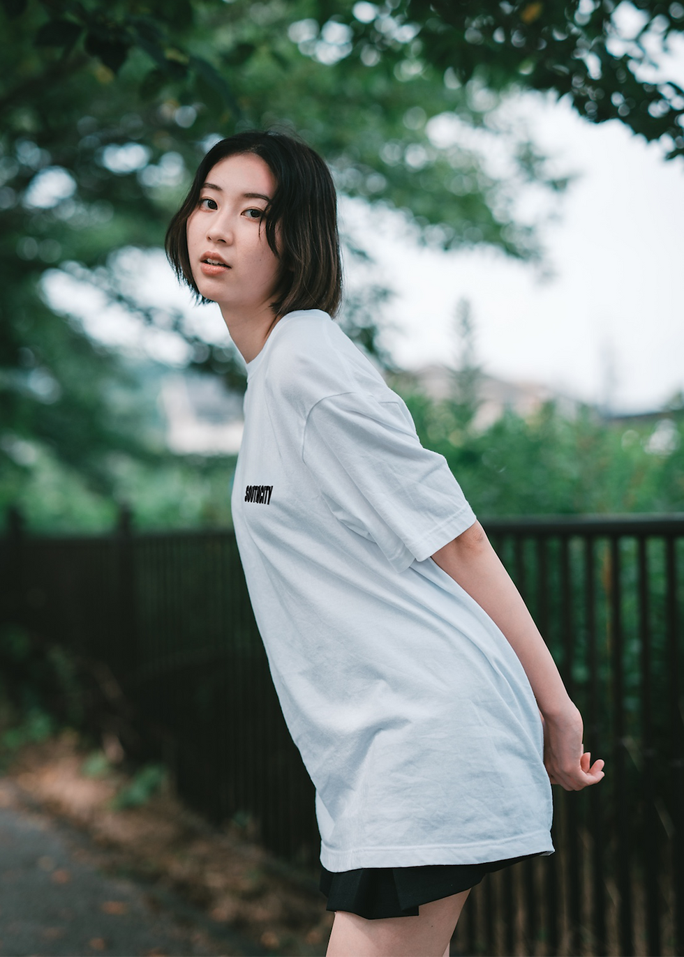 サムネイル： "FORT" OVER SIZE TEE.(White)