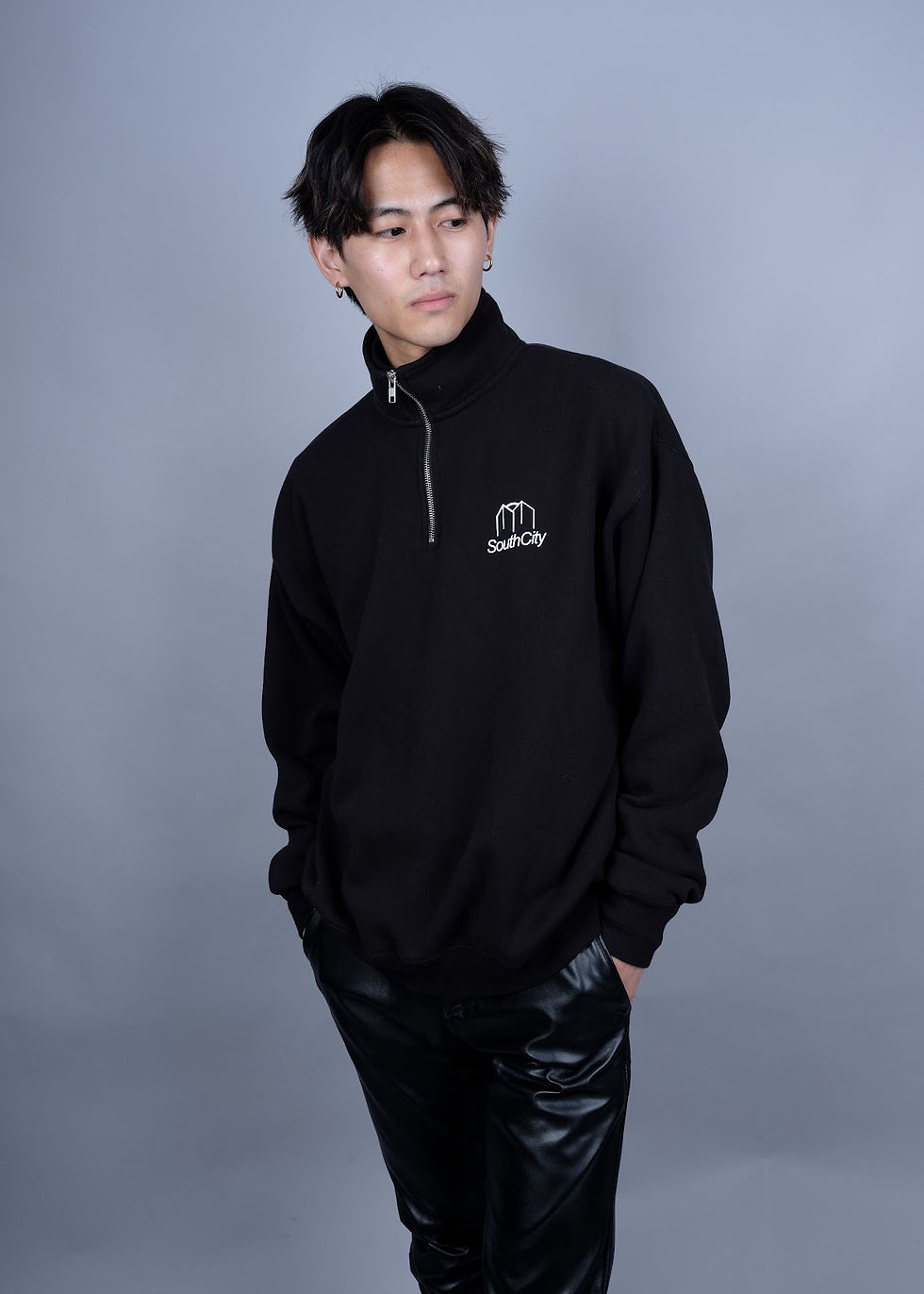サムネイル： Original Quarter Zip Sweat.(Black)