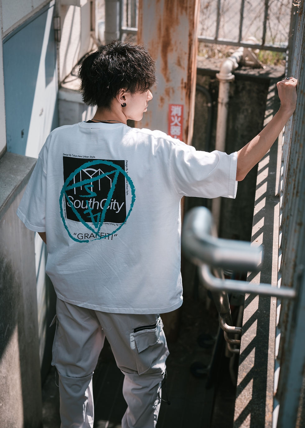 サムネイル： "GRAFFITI" Heavy Weight TEE.(White)