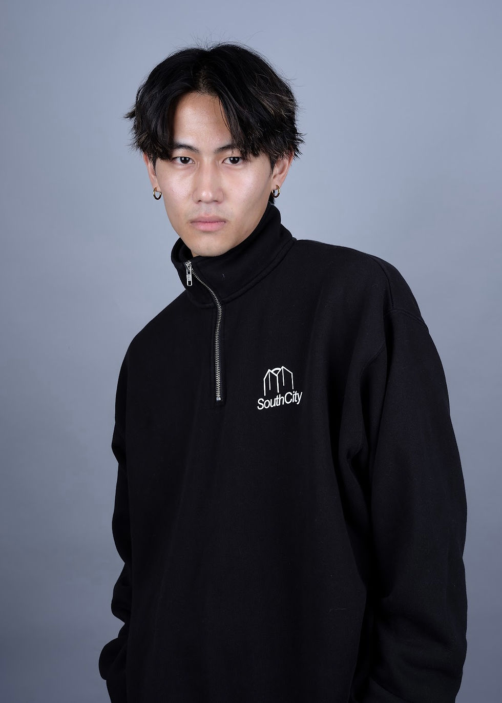 サムネイル： Original Quarter Zip Sweat.(Black)
