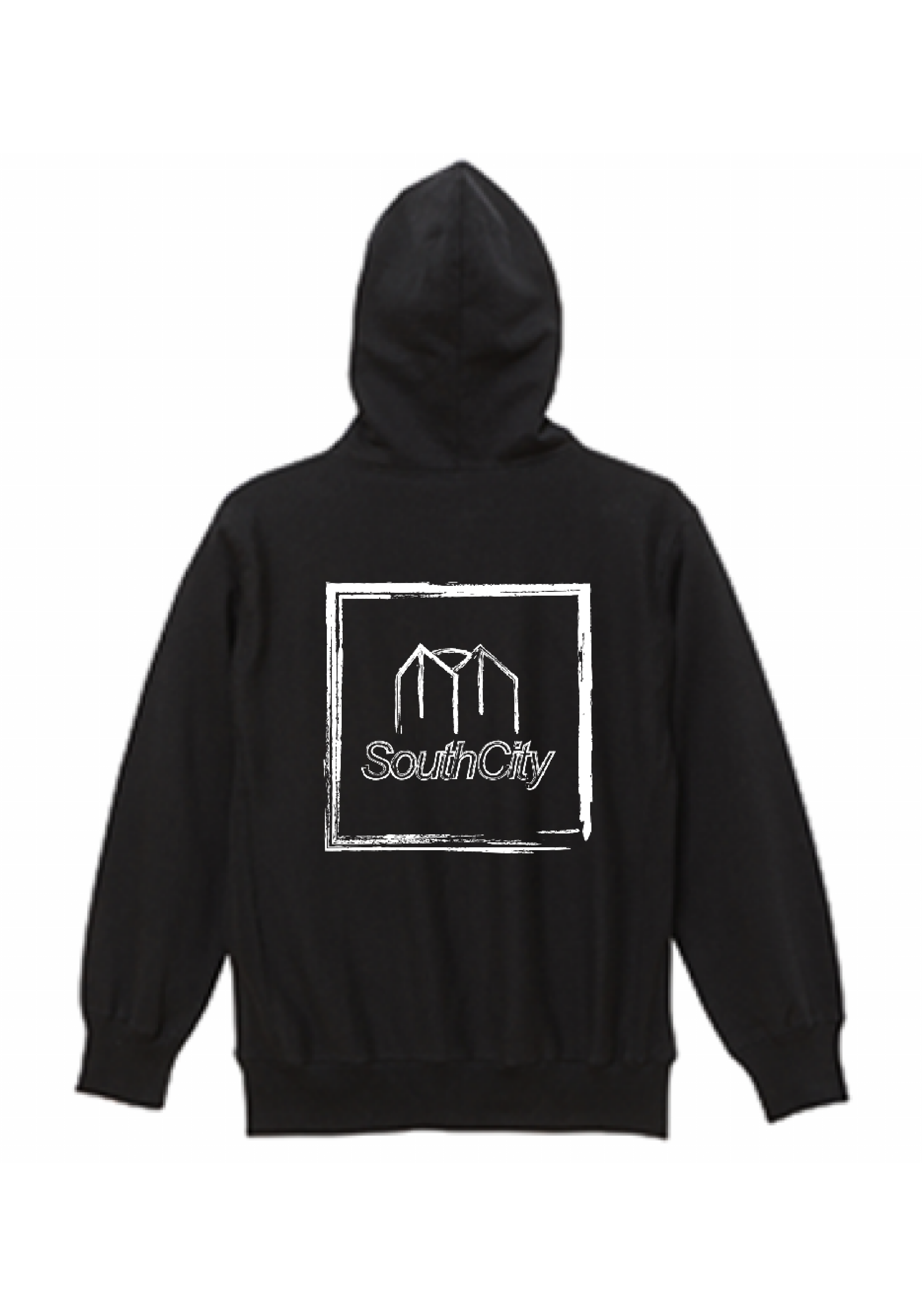 "BLURRED" Heavy Weight Hoodie.