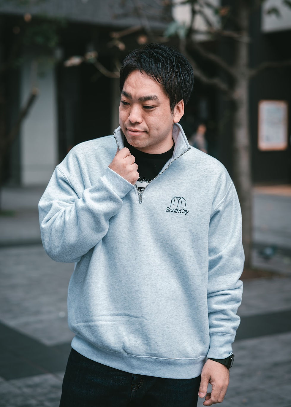 サムネイル： Original Quarter Zip Sweat.(White)