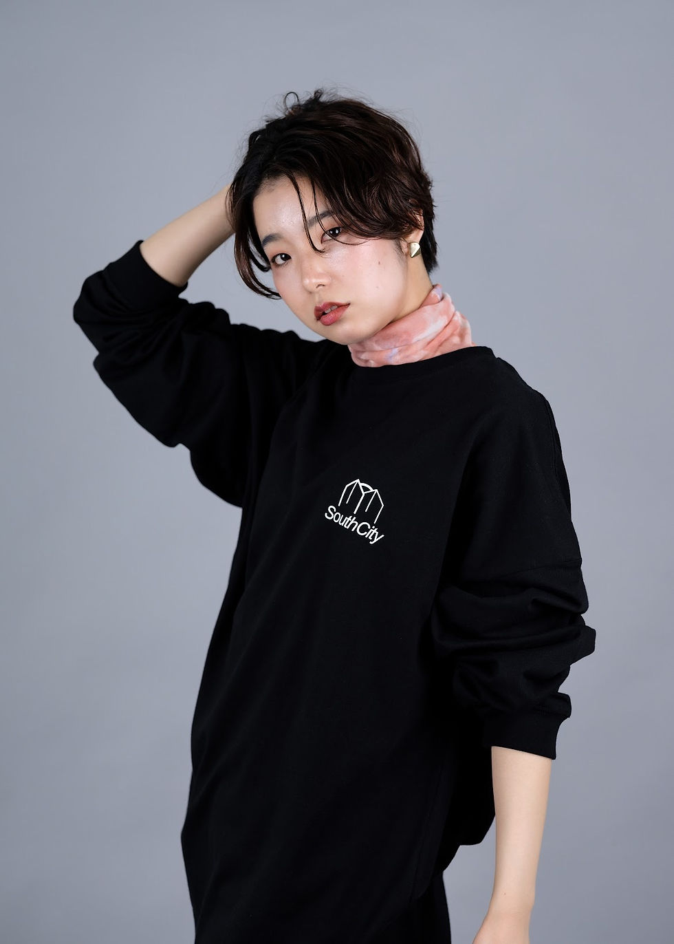 サムネイル： Original OVER SIZE Long TEE. (Black)