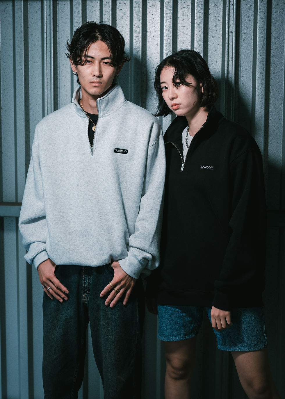 サムネイル： Box Logo Quarter Zip Sweat.(Black)
