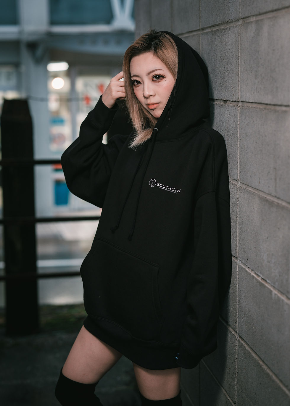サムネイル： Big Silhouette Sweat Hoodie.(Black)