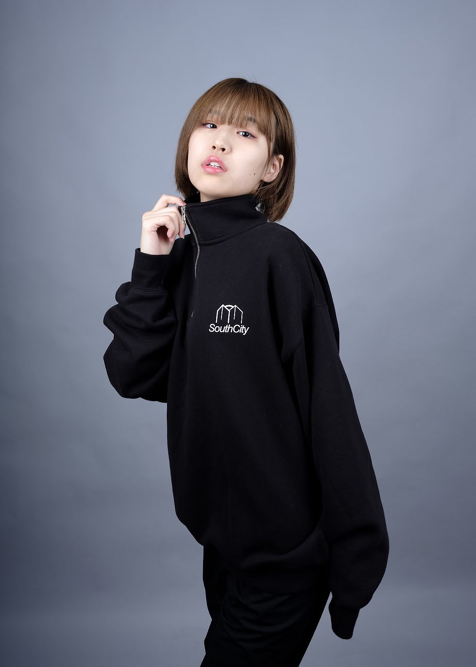 サムネイル： Original Quarter Zip Sweat.(Black)