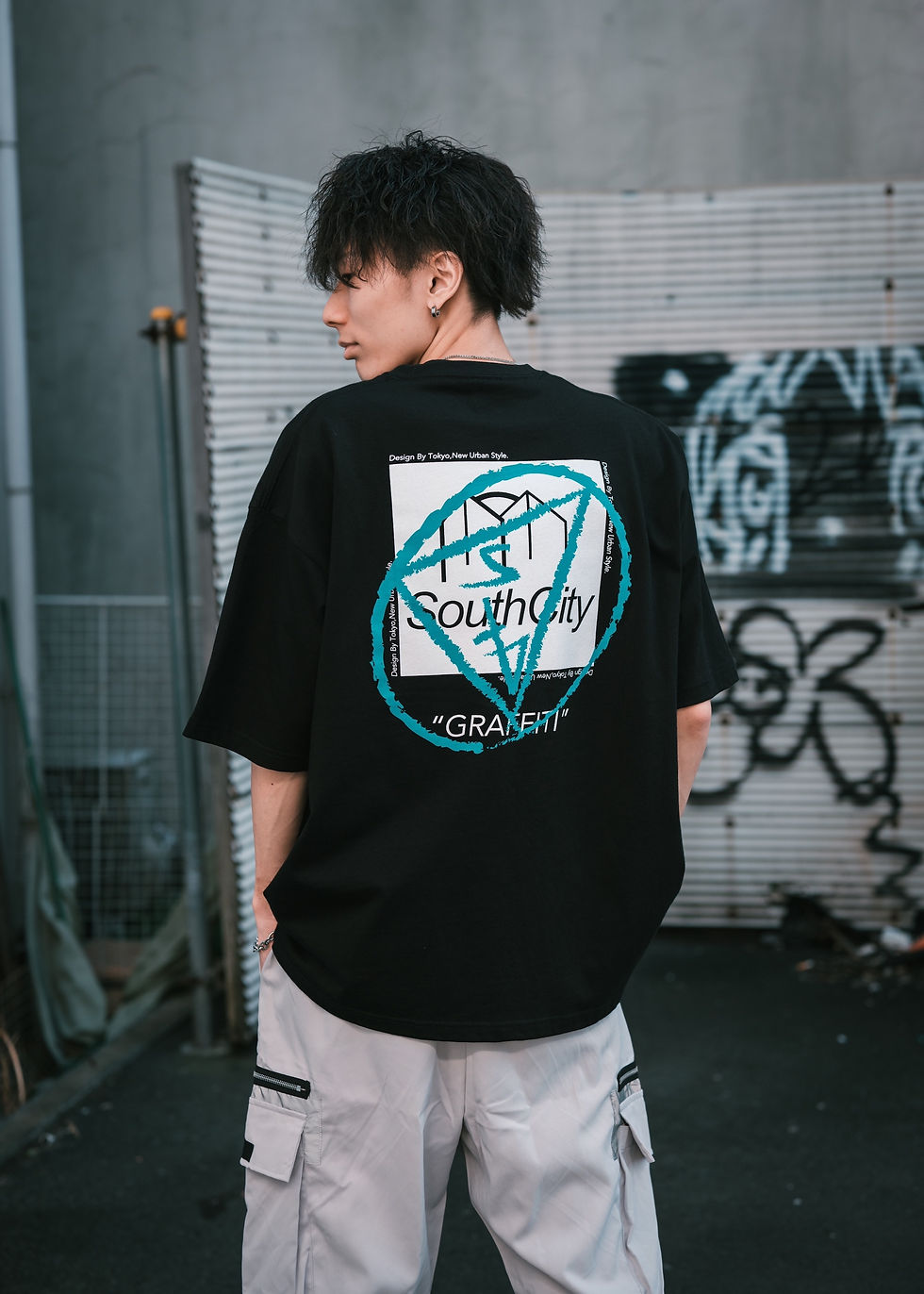 サムネイル： "GRAFFITI" Heavy Weight TEE.(Black)