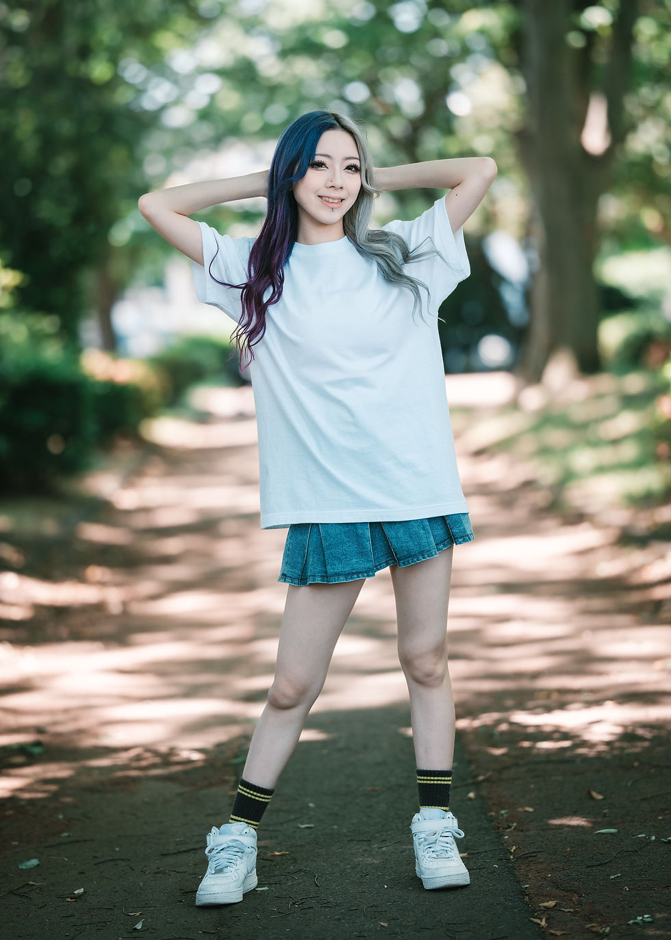 サムネイル： "ROSE" OVER SIZE TEE.(White)
