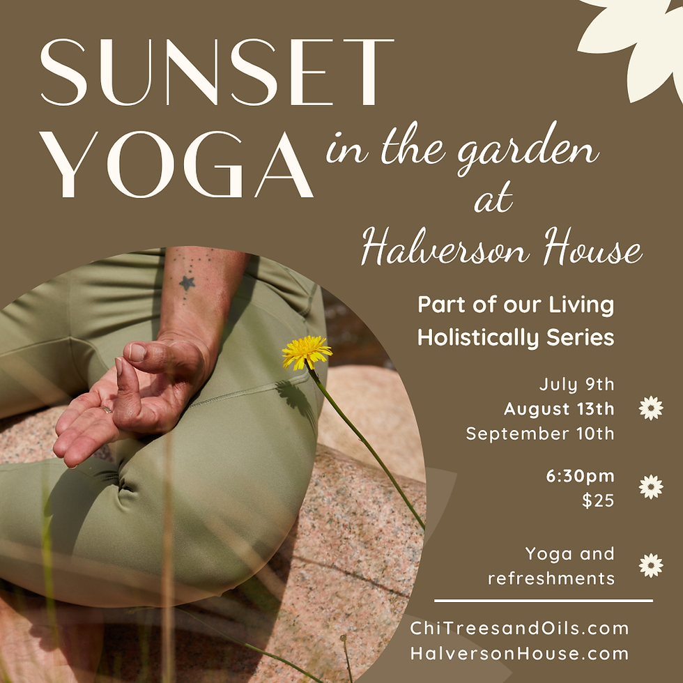 Sunset Yoga at Halverson House