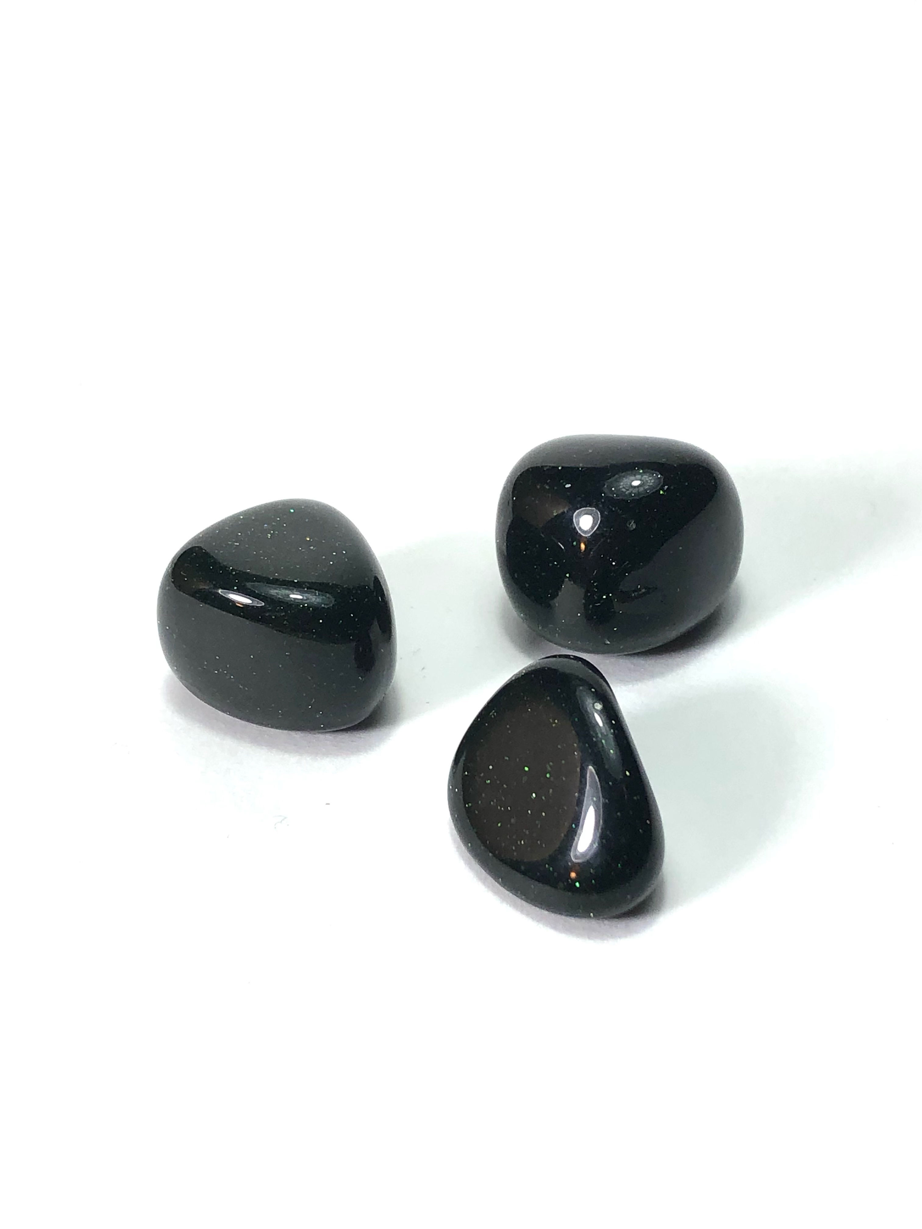Green Goldstone Tumbled
