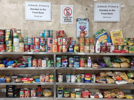 Ashmole School Donate Toward FoodBank