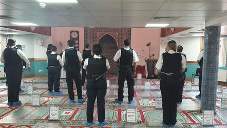 Police Tour of Masjid