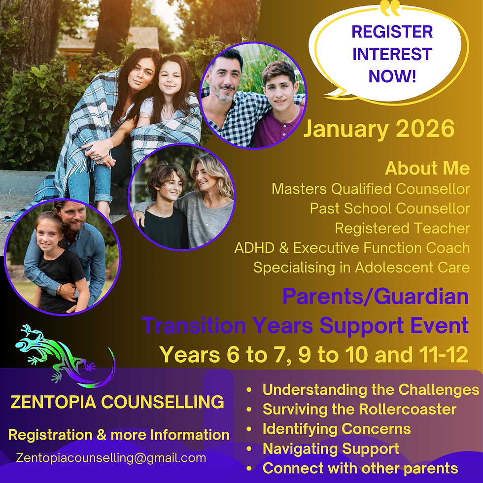 Parent Support Transitioning Students