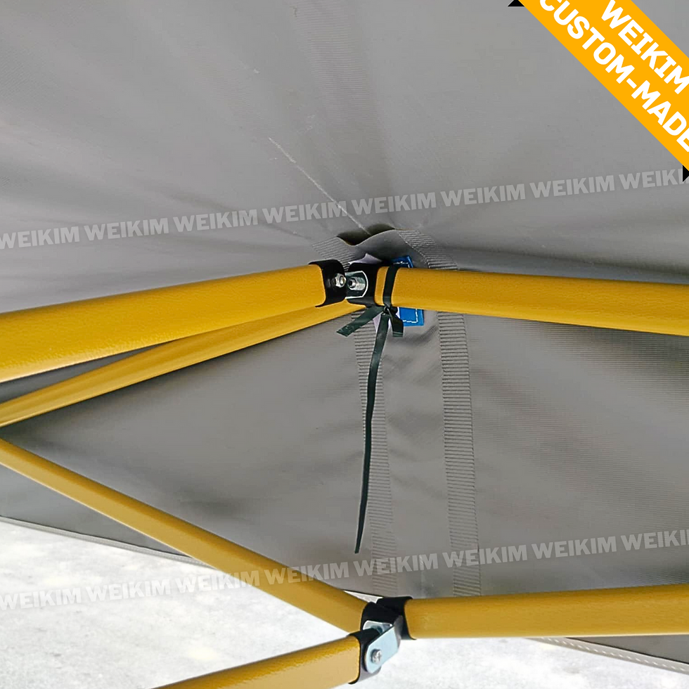Thumbnail: WeiKim SET 3Mx4.5M PVC Tarpaulin Cloth with Steel Frame Tebal #WK402HD