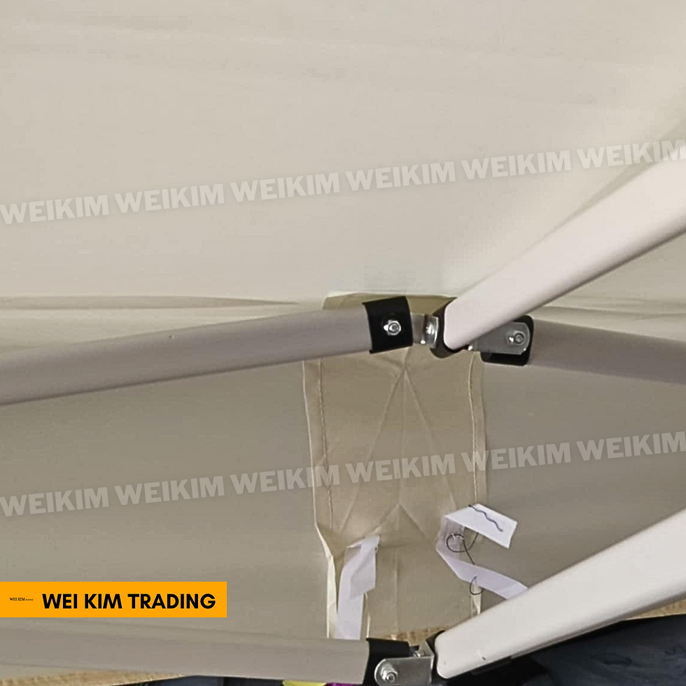 Thumbnail: WeiKim SET 2.7Mx3M A-Shape Lipat Polyester Cloth with Steel Frame Tebal