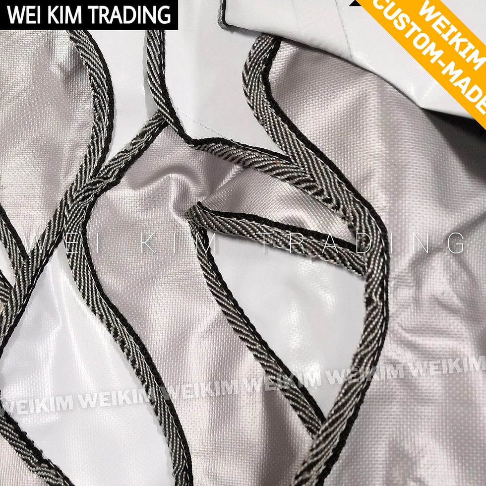 Thumbnail: WeiKim SET 6Mx6M A-Shape Canopy PVC Tarpaulin Cloth with Frame CAT 1.6MM Tebal