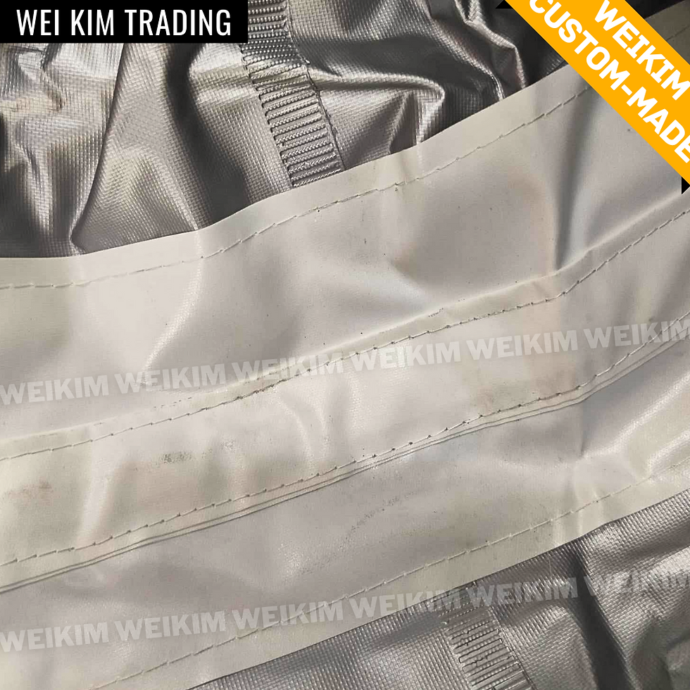 Thumbnail: WeiKim SET 6Mx6M Pyramid Canopy PVC Tarpaulin Cloth with Frame CAT 1.6MM Tebal