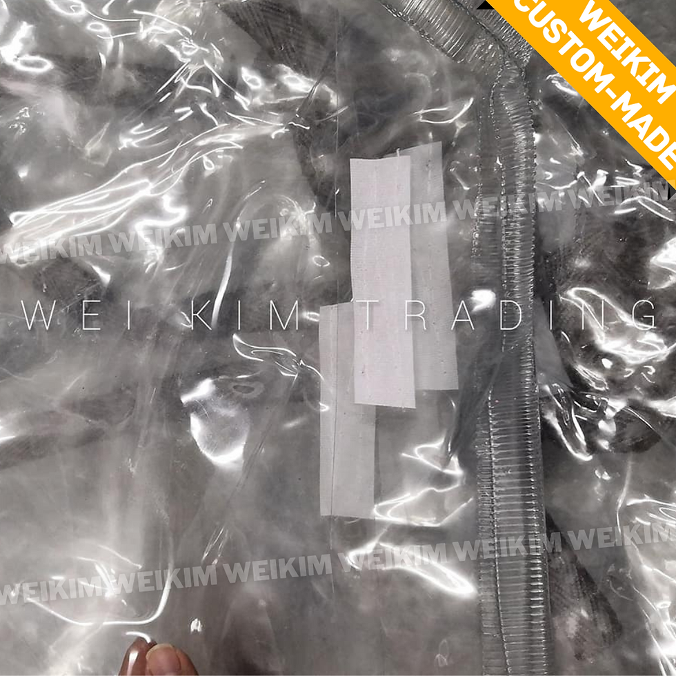 Thumbnail: WeiKim Kain sahaja 3Mx3M PVC GredA+ Transparent Tanpa Rangka #WK502