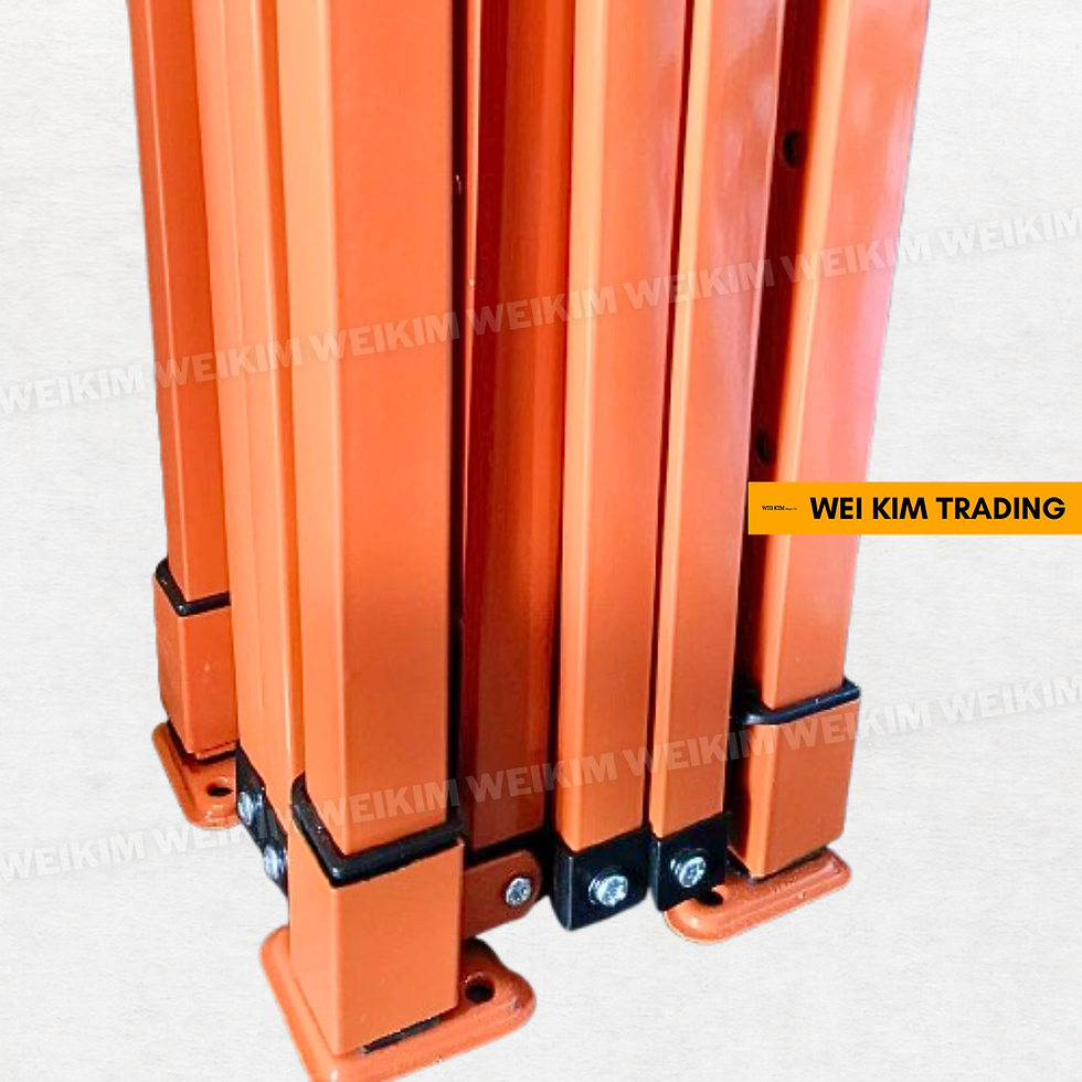 Thumbnail: WeiKim SET 3Mx3M PVC Khemah Lipat Standard Heavy Frame #WK402