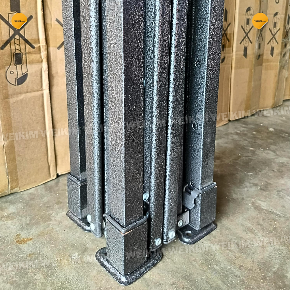 Thumbnail: WeiKim SET 3Mx3M PVC Tarpaulin Cloth with Round Steel Frame #WK402